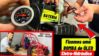 BOMBA de OLEO Super PODEROSA para a TURBINA do KART CROSS  😱🔥Corrida BOXER DAY 2025 🚀