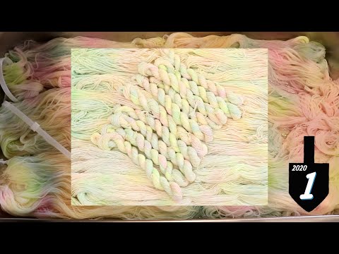 Dyeing a Neon Pastel Rainbow (2020 ChemKnits Chanukah Night 1)