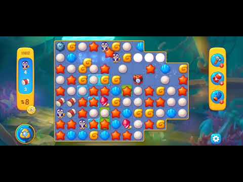 Fishdom Easy Level 11612 (with full seashell) @choraelmin