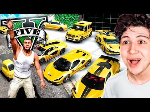 ROBANDO COCHES de ORO en GTA 5! 👑💵 (Mods)