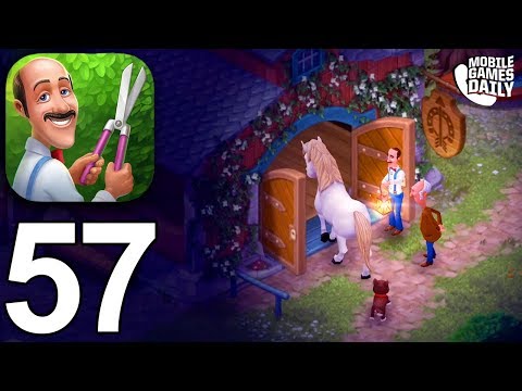 GARDENSCAPES - Stable Area - STORY Walkthrough Gameplay Part 57 (iOS Android)