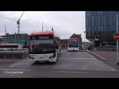 Nieuwe Elektrische en Hybride EBS Bussen Vertrek Delft