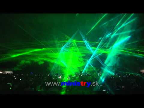 TRANSMISSION 2011 Intro Laser Show by MINISTRY Rental Service