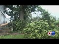 Tree Crashes Down Onto East Providence Home