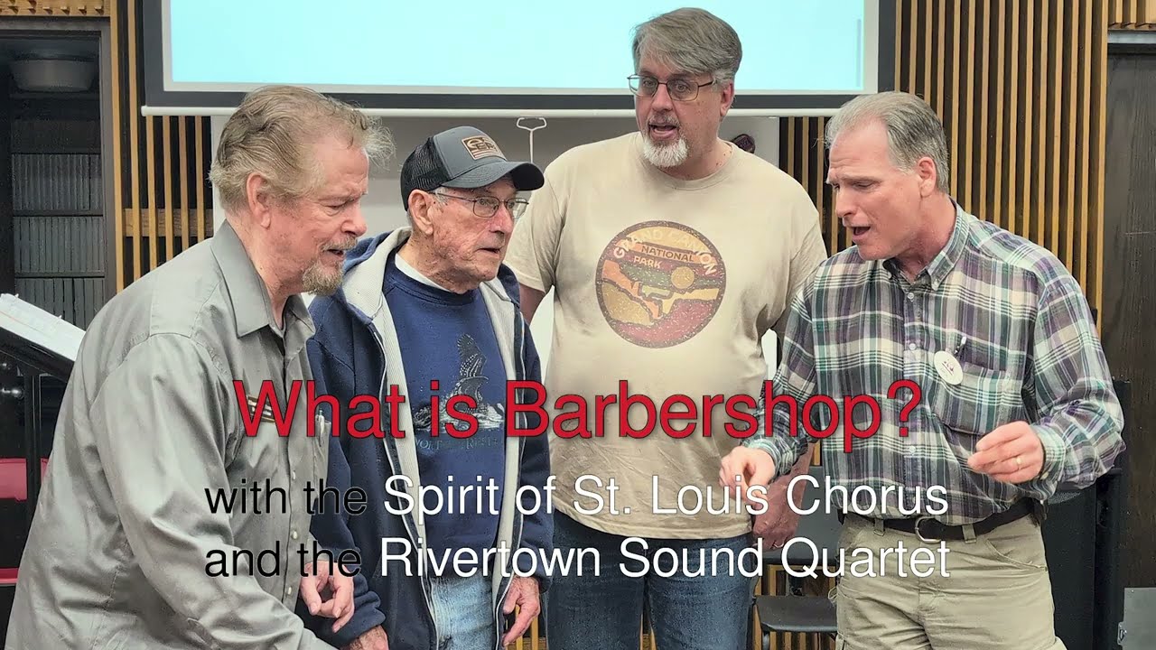 The basics of barbershop singing with the Spirit of St Louis Chorus.