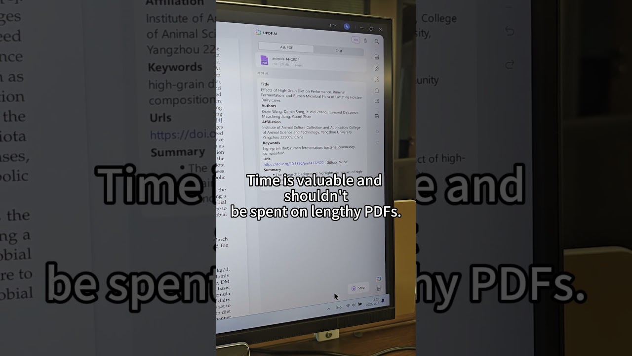 An awesome PDF editor that uses AI to summarize PDFs.