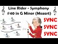 Line Rider #31 - Symphony 40 in G Minor (Mozart)