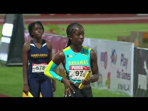 CARIFTA Games 2024 Grenada | Girls 4x100 Meter Relay Under 17 Finals
