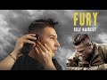 Brad Pitt 'FURY' Mens Undercut  - Self Haircut -  WWII Soldier Hairstyle