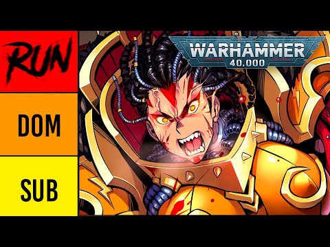 Ranking EVERY Warhammer 40k Primarch Genderbent DOM or SUB!
