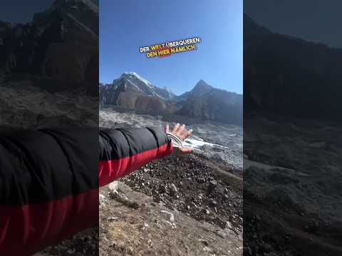 Das ist ein Gletscher! 😳 Kann man darauf laufen?! #shortvideo #youtubeshort