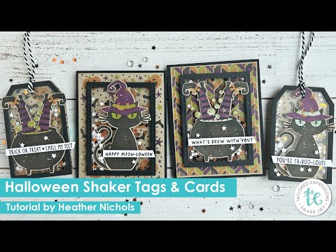 Halloween Cards & Tags using Create-in-Quads - Halloween | Taylored Expressions