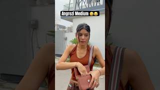 Angrezi Medium 🤣😂 Apko pata hai kitne hote hai ? #comedy comedy #funny #rinkichaudhary