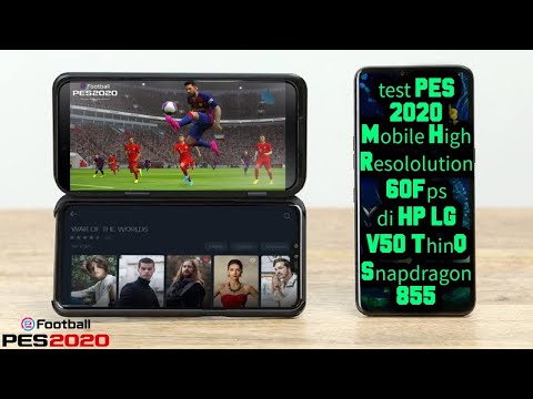 LG V50 ThinQ Snapdragon 855 High 60Fps for PES 2020 Mobile - Gaming test eFootball PES 2020 Mobile