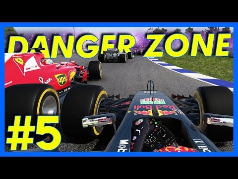 F1 2017 Career Mode Gameplay : DANGER ZONE!! (Part 5)