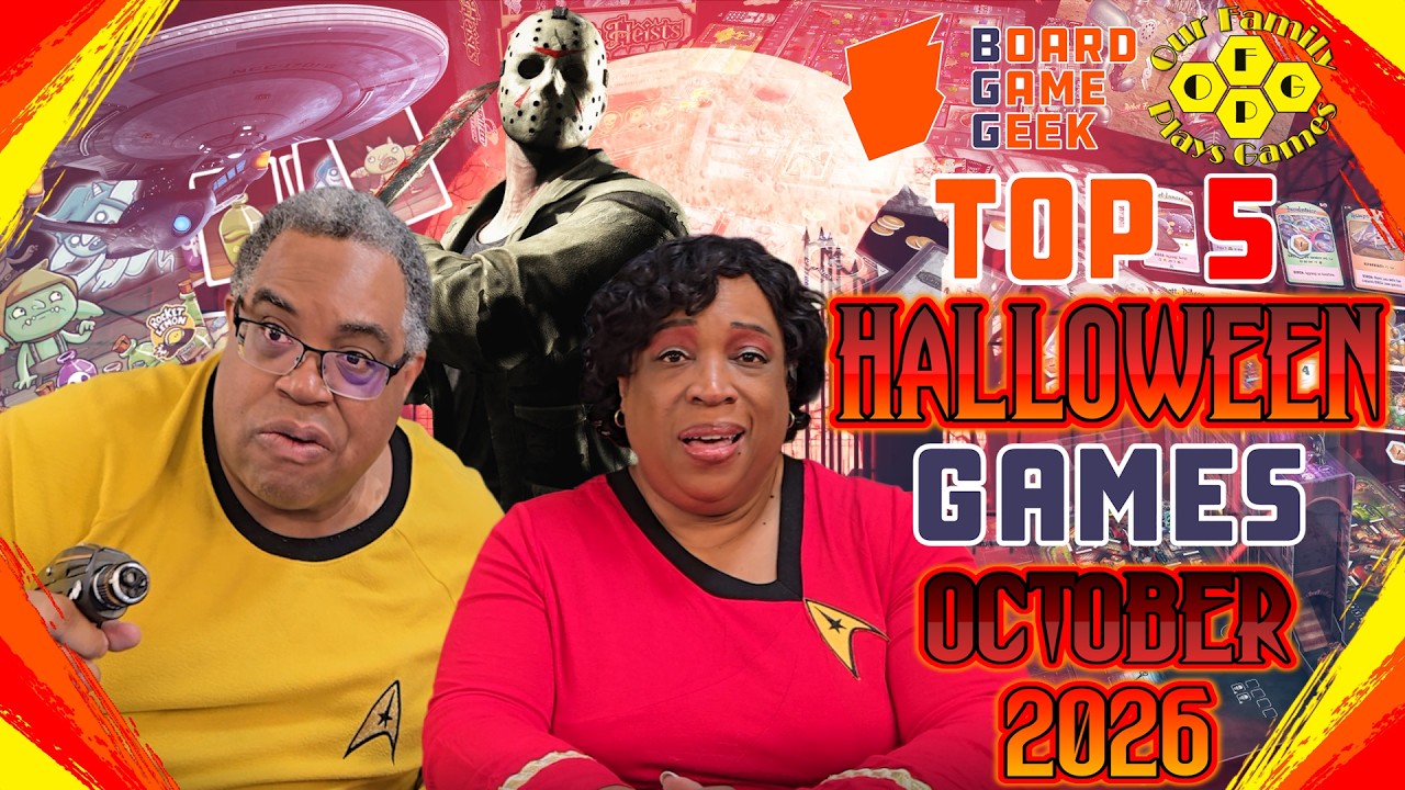 Top 5 for October 2026 - Top 5's w/ Our Family Plays Games