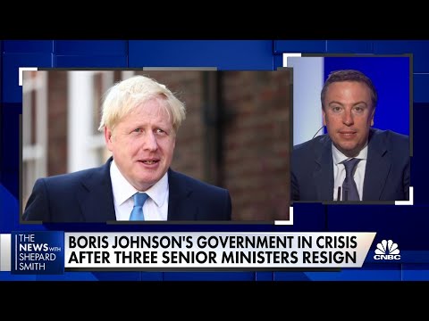 Boris Johnson's government in crisis after three senior ministers resign