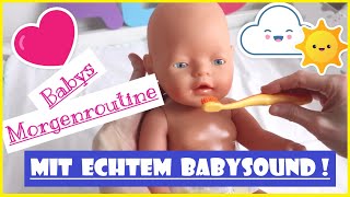Morgenroutine BABY Born | Mit echtem Babysound | Deutsch