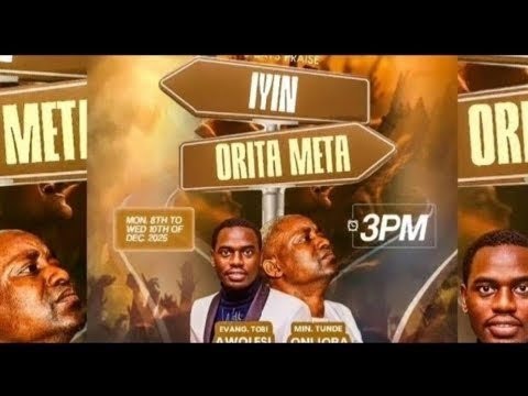 EVANGELIST TOBI AWOLESI is live! IYIN ORITA META🔥💃 2nd DAY OF 3 DAYS T.JUNCTION STREET PRAISE 👏💃💃🔥🔥