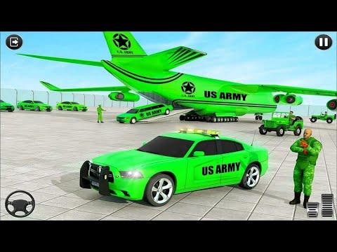 Army Vehicles Transport Truck Plane and Ship Simulator 2021:Army Car Transport #2 - Android Gameplay