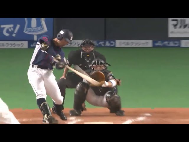 【2回表】ライオンズ・大崎 今季初スタメンで先制1号ソロ!! 2015/5/12 F-L