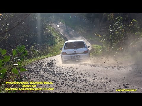 Wiśniowski Bogdan / Wiśniowski Mateusz - Renault Clio - 18 Jasielski Rajd Niepodległości 11-11-2018