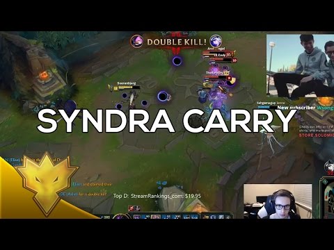TSM Bjergsen - Syndra Carry - NA Solo Queue Highlights