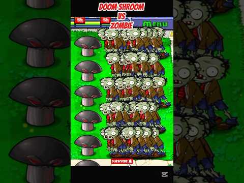 *DOOM SHROOM VS ZOMBIE*#shorts  #short #pvz #youtubeshorts #shortvideo #pvzfusion #gaming #games