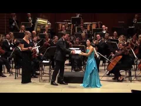 Yukie Ota at Carl Nielsen Competition Award Ceremony