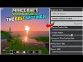 The BEST Settings For VIBRANT VISUALS For Minecraft Pocket Edition
