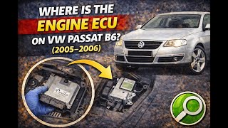 Where Is the Engine ECU on VW Passat B6? (2005–2006)
