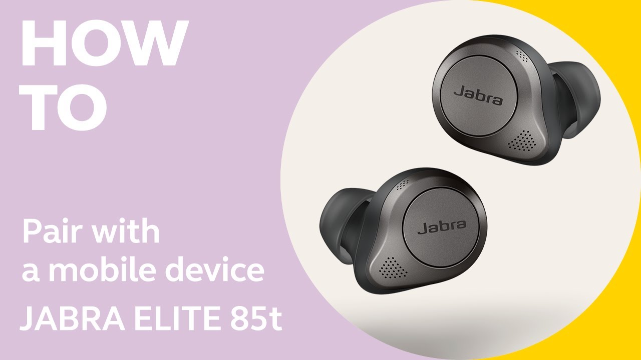 Jabra Elite 85t - true wireless earphones with mic - 1-100-99190000-20 -  Headphones - CDW.ca