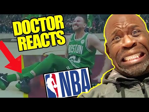 Doctor Reacts To NBA BASKETBALL INJURIES Video
