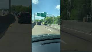 Traffic accident 55Northbound on the old bridge.