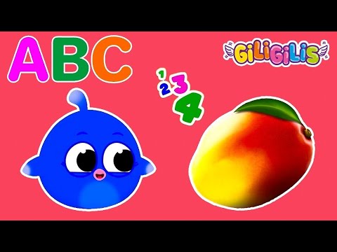 ABC & 123 Learning Time 🥭 Playful Mango Song to Teach Letters, Numbers and Colors