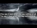 Karaoke Ronan Keating "When you say nothing ...