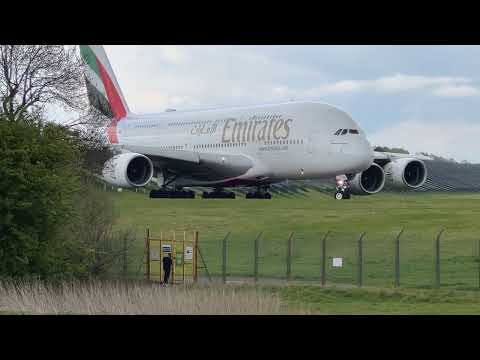 Stunning Emirates Airbus A380-861 Takeoff🛫 |