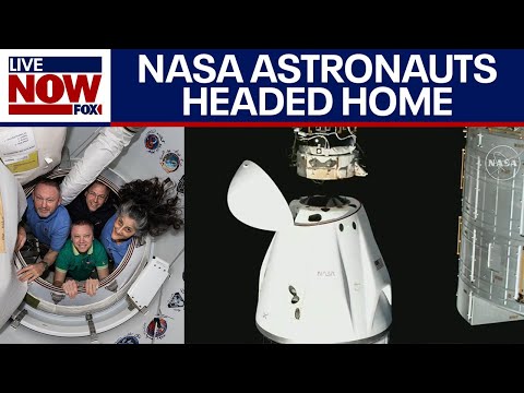 Video | WATCH: Stranded NASA astronauts undock from ISS for trip back to Earth | LiveNOW from FOX