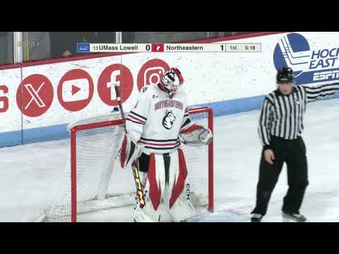 Highlights | Northeastern Men's Hockey vs. UMass Lowell | Feb. 14, 2025
