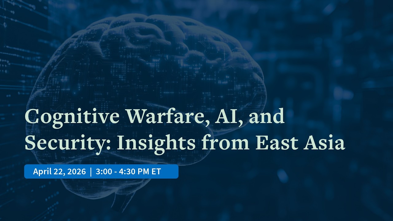 Cognitive Warfare, AI, and Security: Insights from East Asia