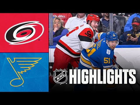 Hurricanes vs. Blues | NHL Highlights | January 13, 2026