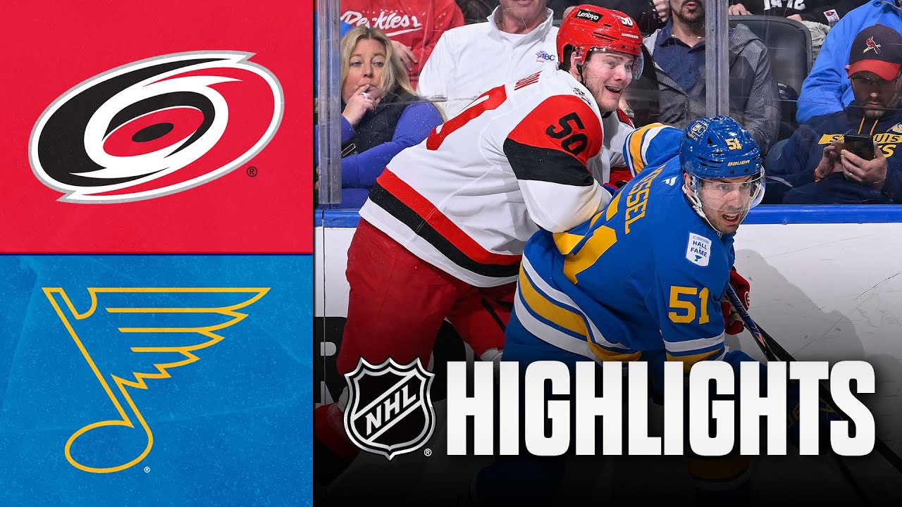Hurricanes vs. Blues | NHL Highlights | January 13, 2026
