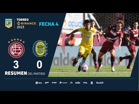#TorneoBinance 2023 | Fecha 4 | resumen de Lanús - Rosario Central