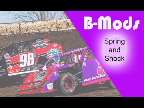 B-MOD Springs and Shocks, for USRA, IMCA, UMP and other B-mods.