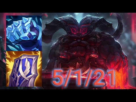 Ornn Top VS Gangplank | KR GrandMaster Patch 12.21