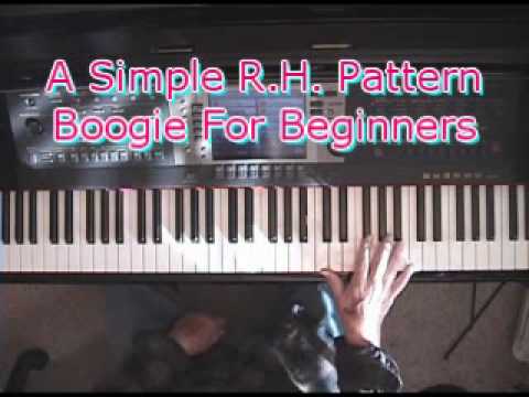 A Super-Simple Right Hand Pattern To Use With The "Walk-The-Stairs" Left Hand Boogie Pattern