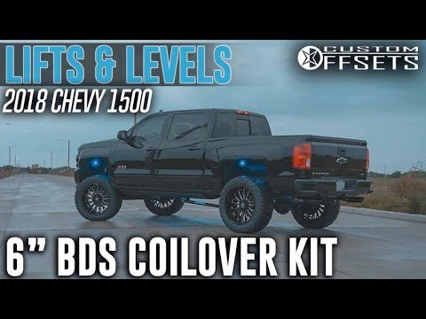 Lifts & Levels: 6\u201d BDS Coilover Kit 2018 Chevy 1500