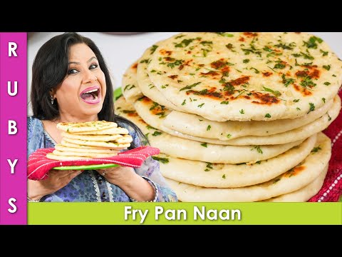 Fry Pan Soft Naan ya Tandoor Recipe in Urdu Hindi - RKK
