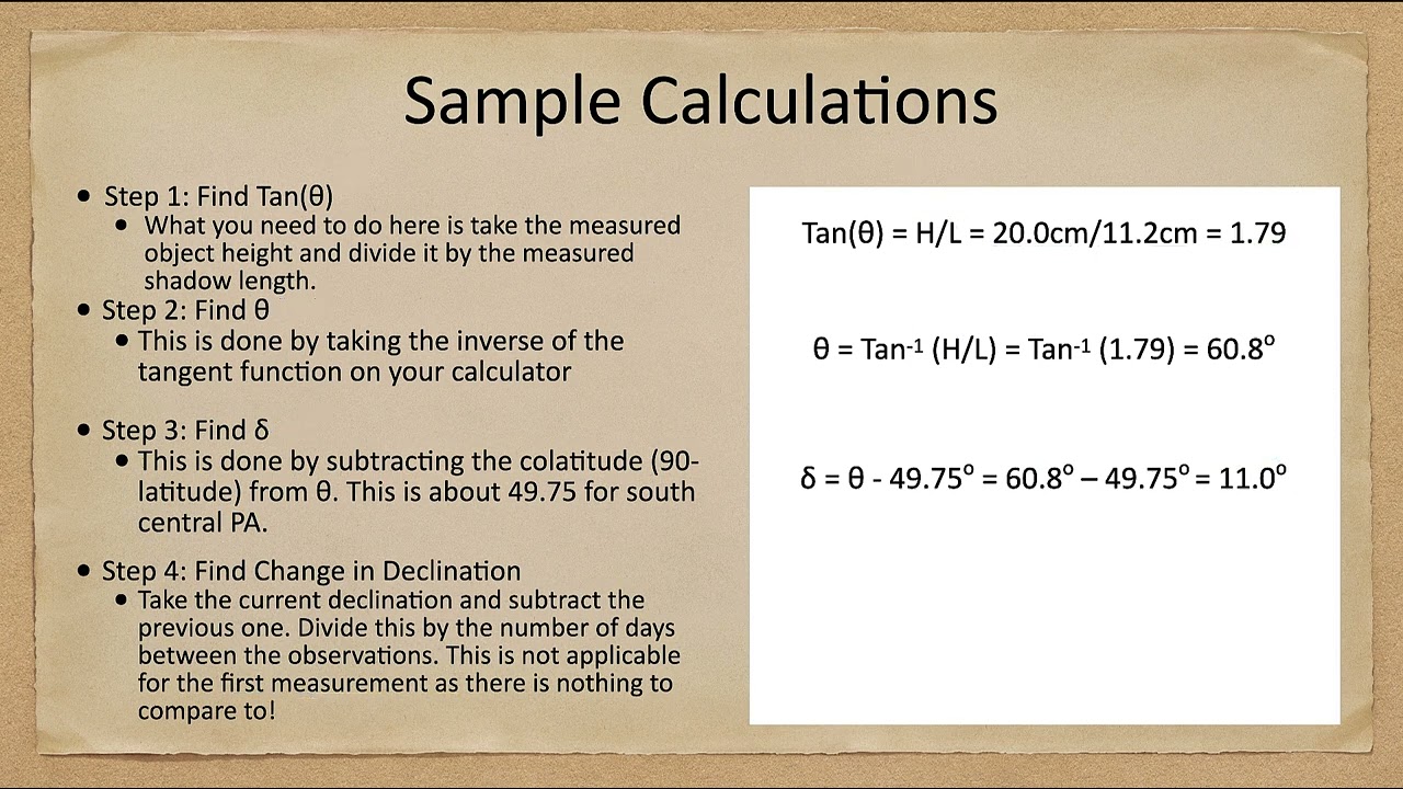 Lesson 0 - Lecture 7 - Solar Observations - Calculations