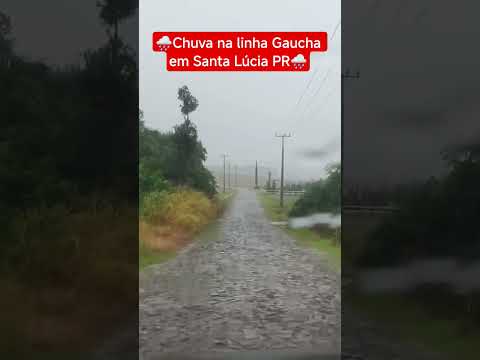 Chuva em Santa Lúcia PR #deus #fé #chuva #viral #shorts #interior #sitio #estrada #gratidão #show